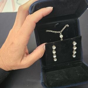 Elegant Silver Drop Earrings